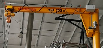 德國克朗斯集團向豪鋼定制200kg懸臂吊